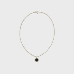 Emanuele Bicocchi Flourishing Onyx Amulet Necklace - Silver | Kith Silver