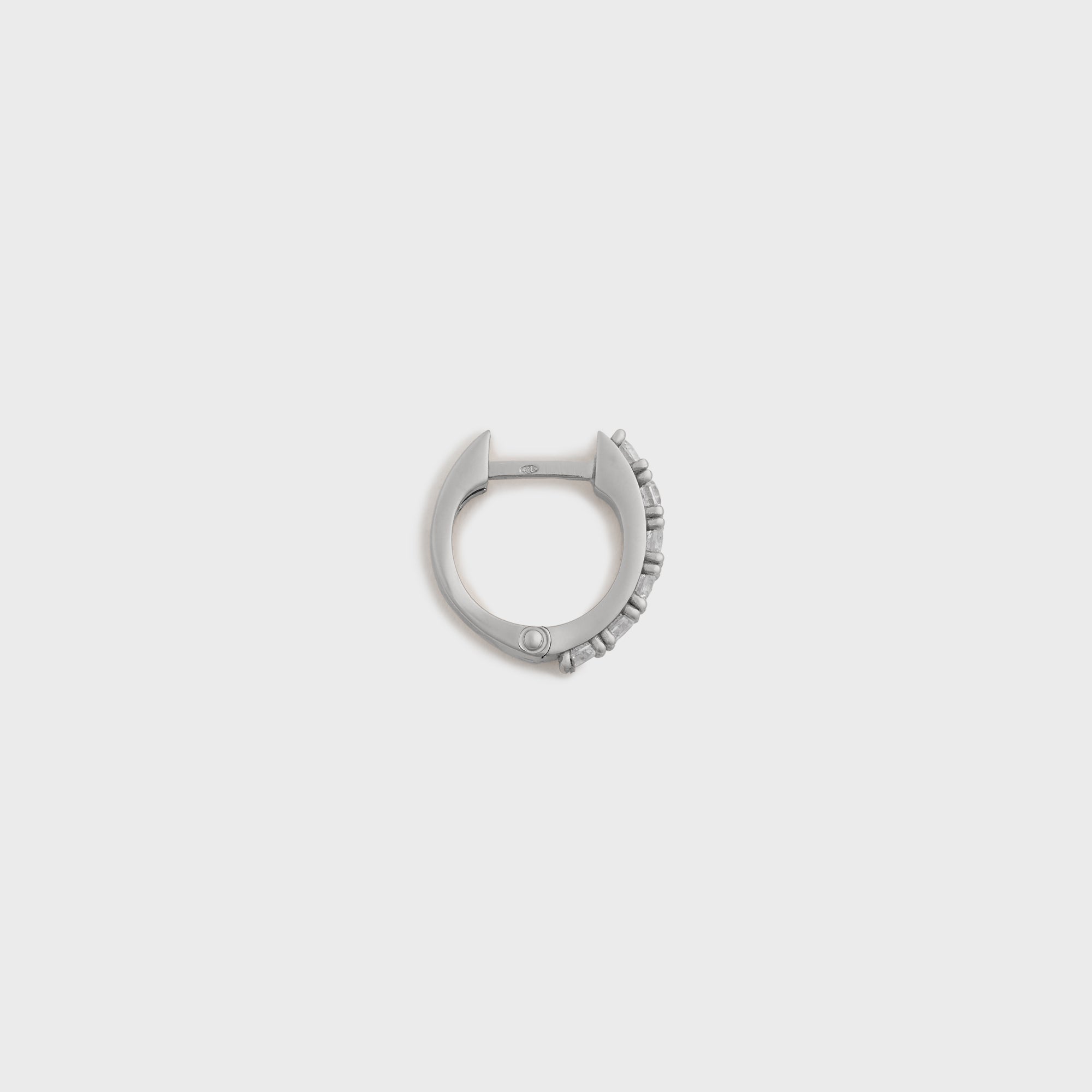 Emanuele Bicocchi Crystal Earring Single - Silver | Kith Silver