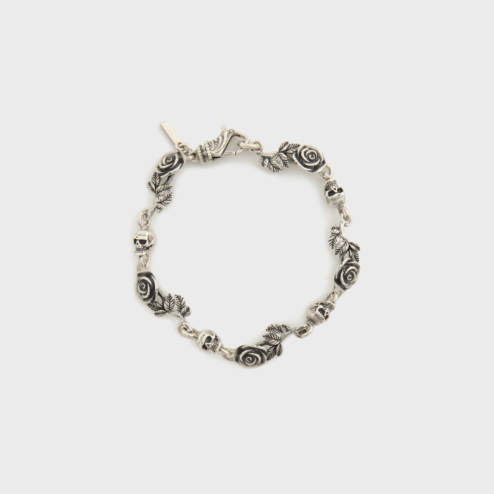 Emanuele Bicocchi Multi-Roses And Skulls Bracelet - Silver | Kith Silver