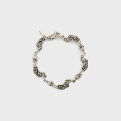 Emanuele Bicocchi Multi-Roses And Skulls Bracelet - Silver | Kith Silver