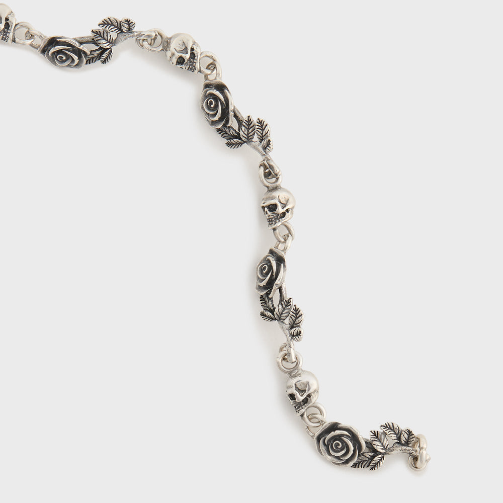 Emanuele Bicocchi Multi-Roses And Skulls Bracelet - Silver | Kith Silver