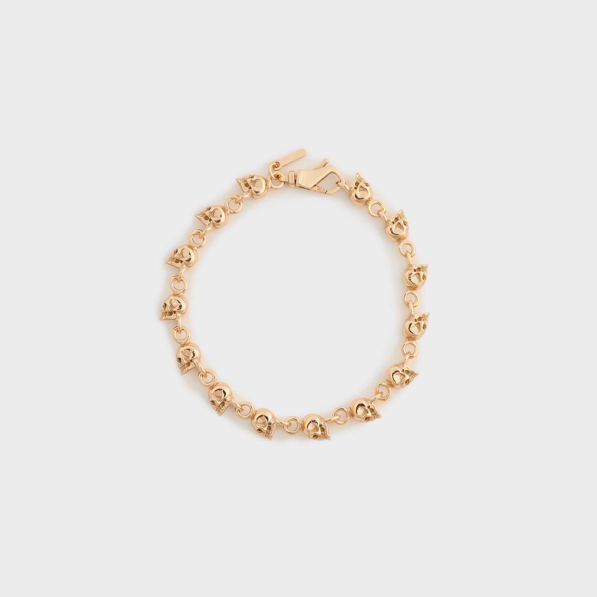 Emanuele Bicocchi Gold Multi-Skull Bracelet - Gold | Kith Gold