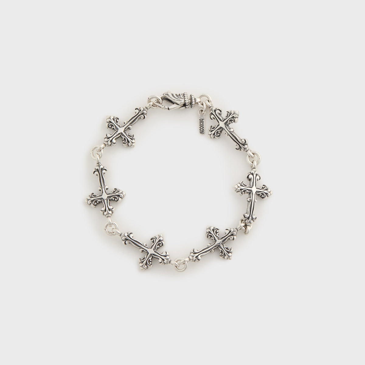 Emanuele Bicocchi Large Multi-Cross Bracelet - Silver | Kith Silver