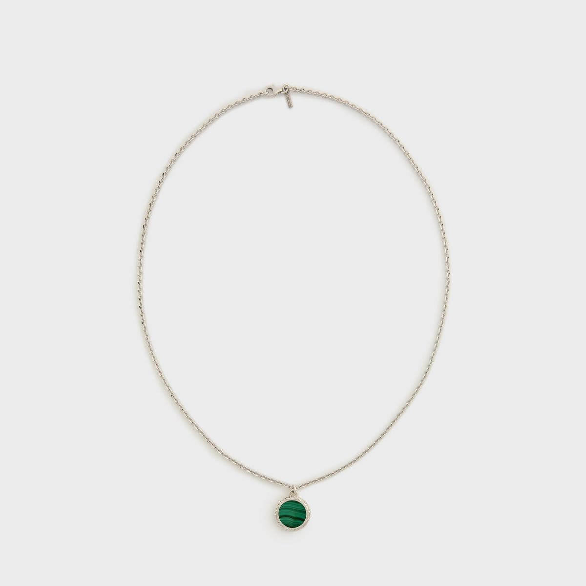 Emanuele Bicocchi Flourishing Malachite Amulet Necklace - Silver | Kith Silver