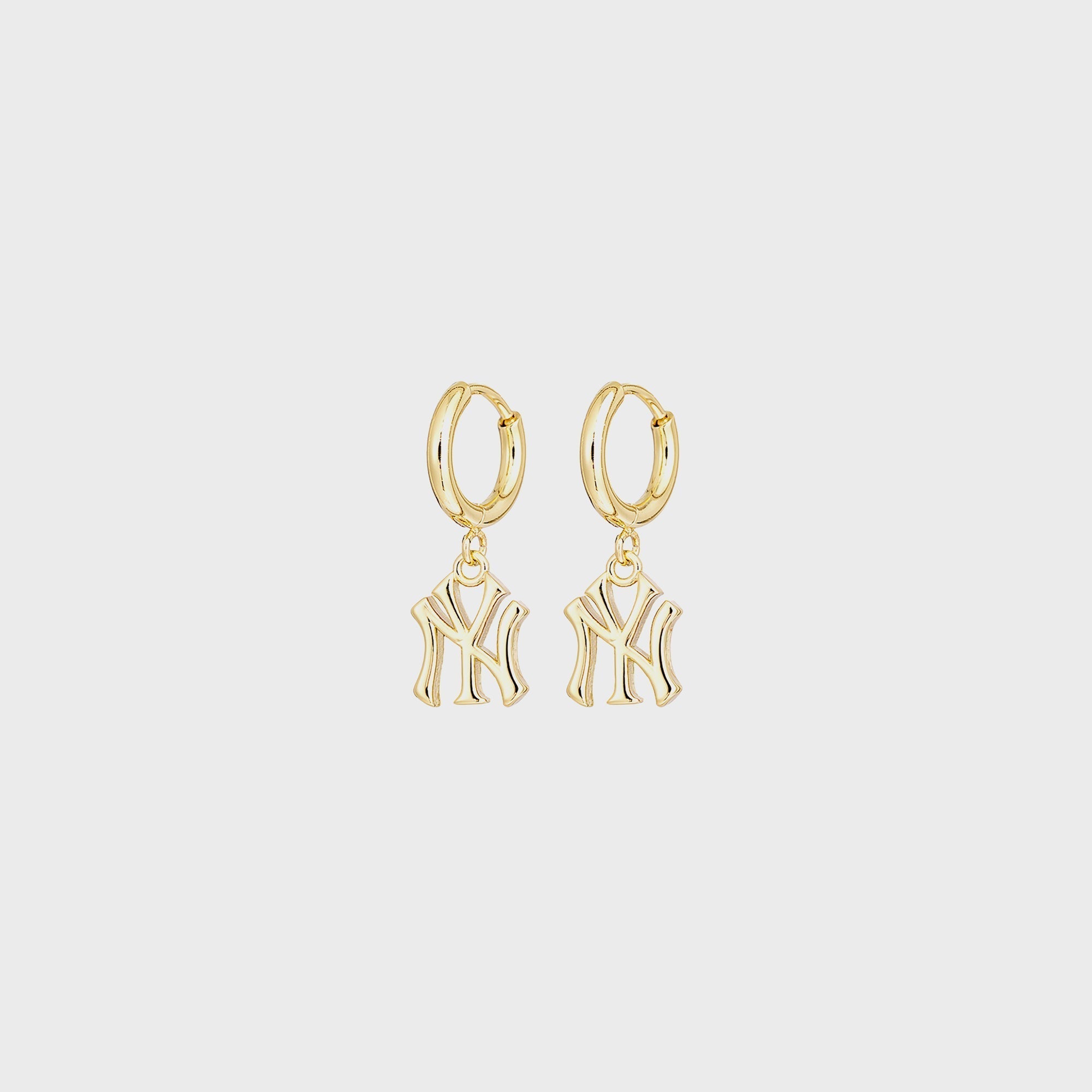 Luv AJ The NY Logo Charm Earrings - Gold | Kith Gold