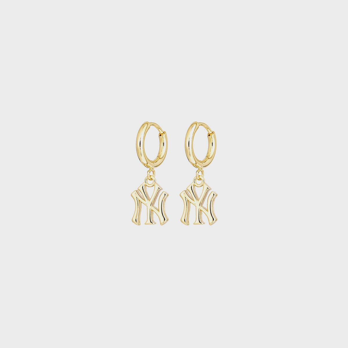 Luv AJ The NY Logo Charm Earrings - Gold | Kith Gold
