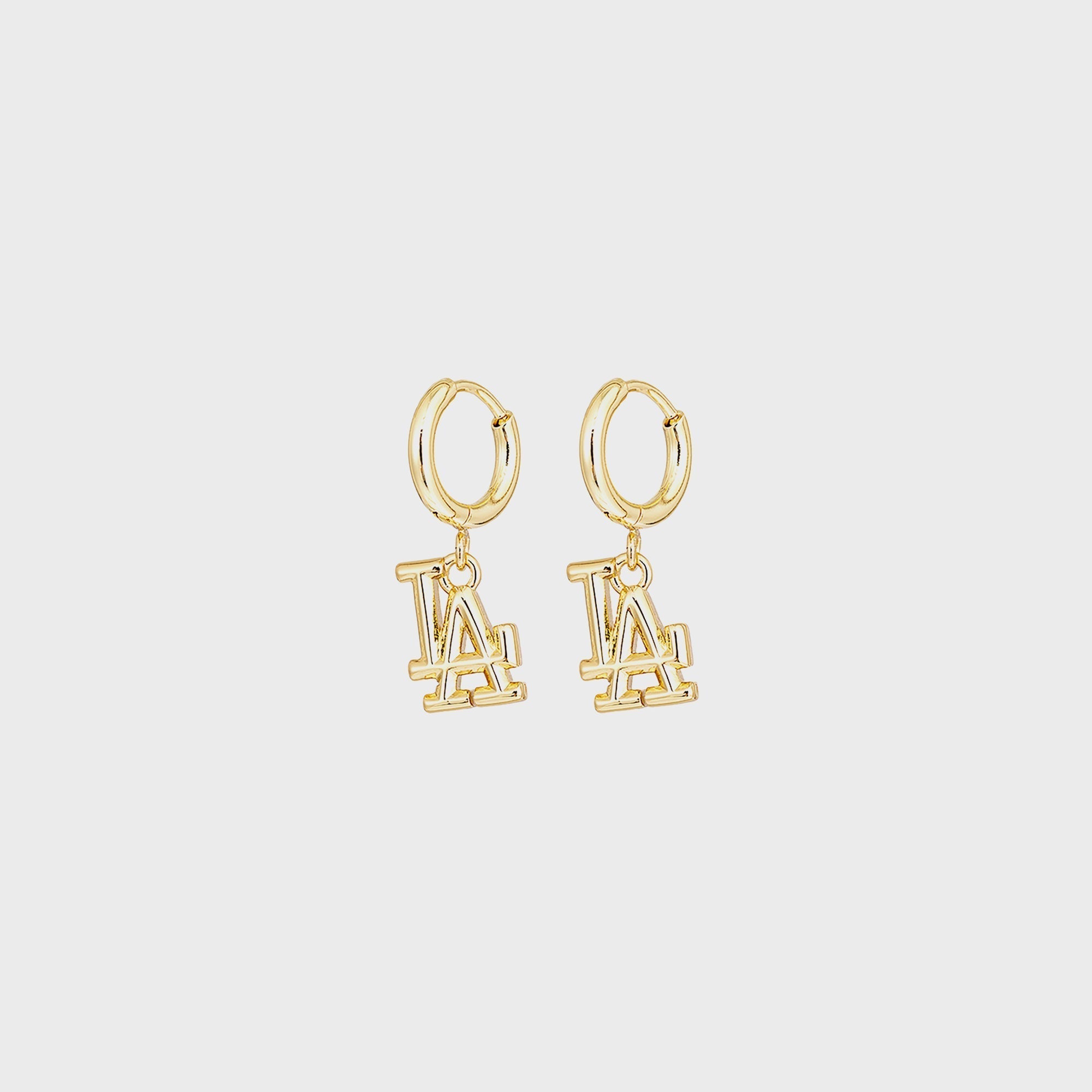 Luv AJ The LA Logo Charm Earrings - Gold | Kith Gold
