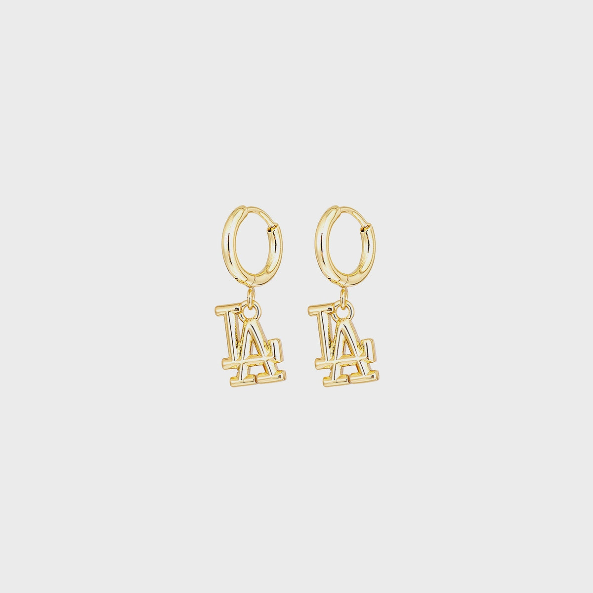 Luv AJ The LA Logo Charm Earrings - Gold | Kith Gold