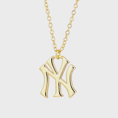 Luv AJ The NY Logo Charm Necklace - Gold | Kith Gold