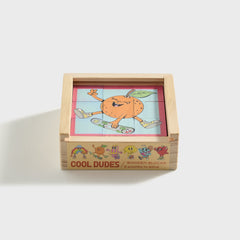 Ingram Cool Dudes Art Blocks 25 Piece Wooden Puzzle Set for Kids | Kith