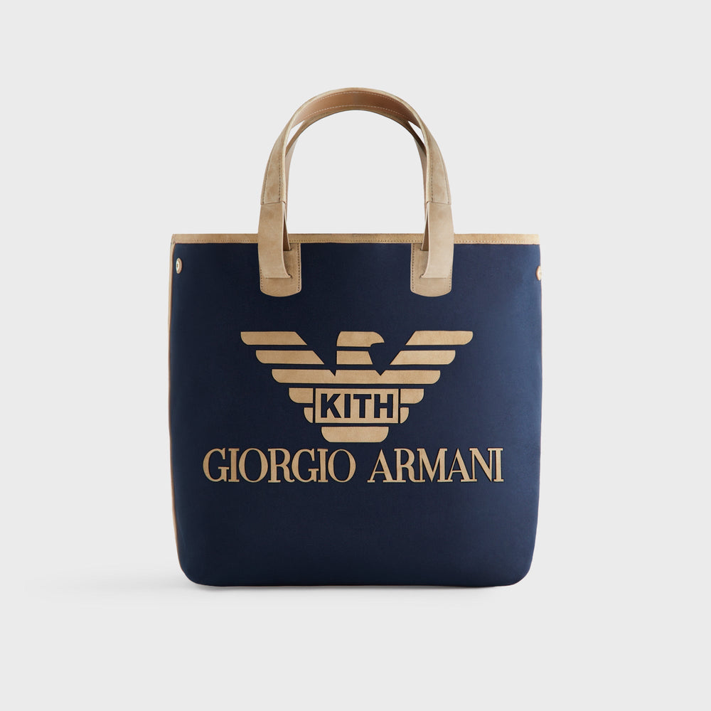 Giorgio Armani & Kith Canvas Tote - Nocturnal | Kith Nocturnal