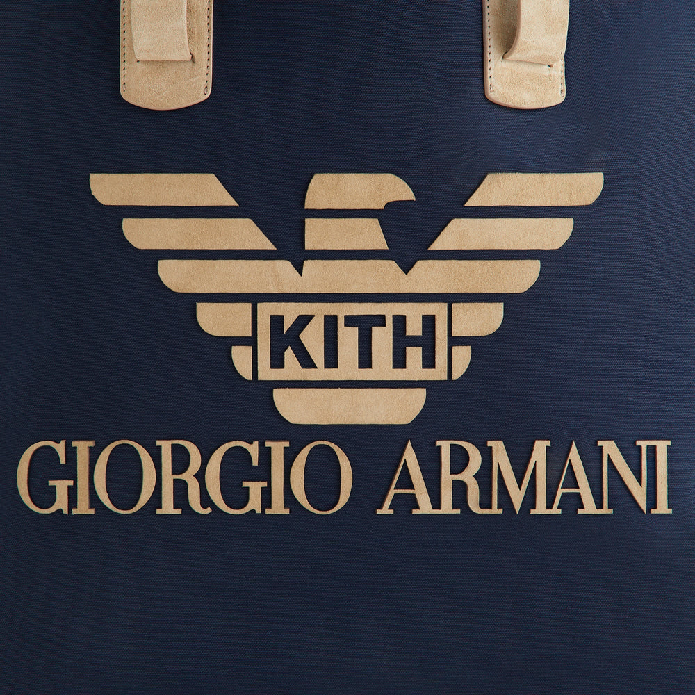 Giorgio Armani & Kith Canvas Tote - Nocturnal | Kith Nocturnal