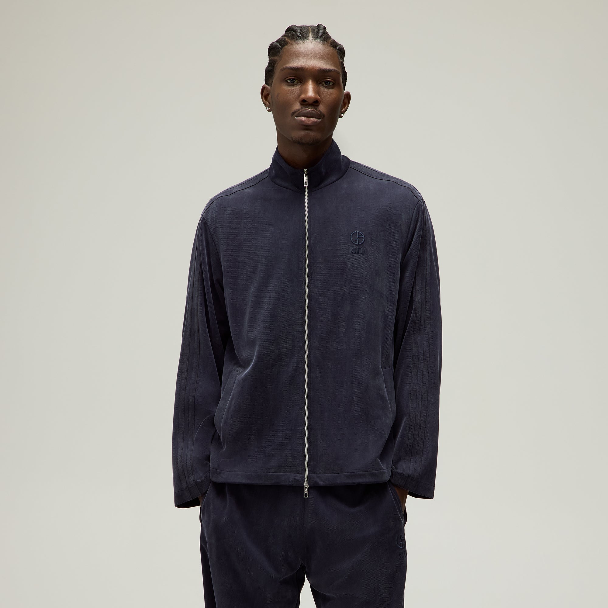 Giorgio Armani & Kith Ali Track Jacket - Nocturnal | Kith Nocturnal