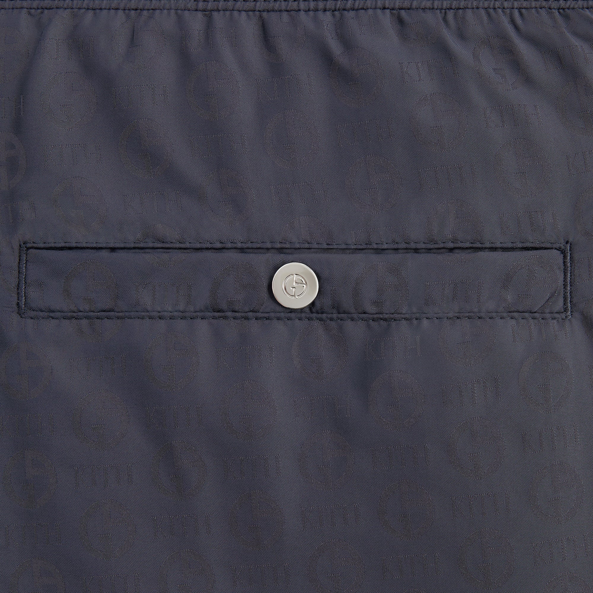 Giorgio Armani & Kith Jacquard Collins Swim Short - Ink | Kith Ink