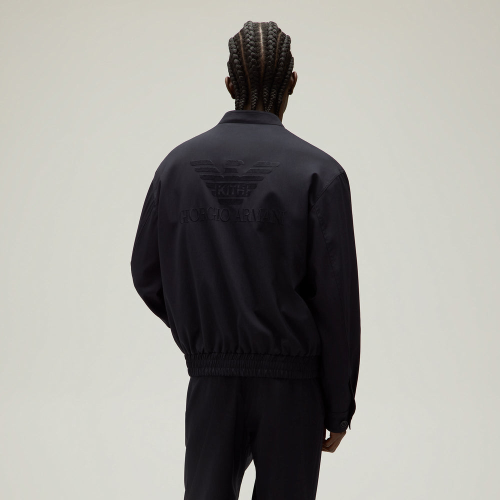 Giorgio Armani & Kith Collarless Bomber Jacket - Admiral | Kith Admiral