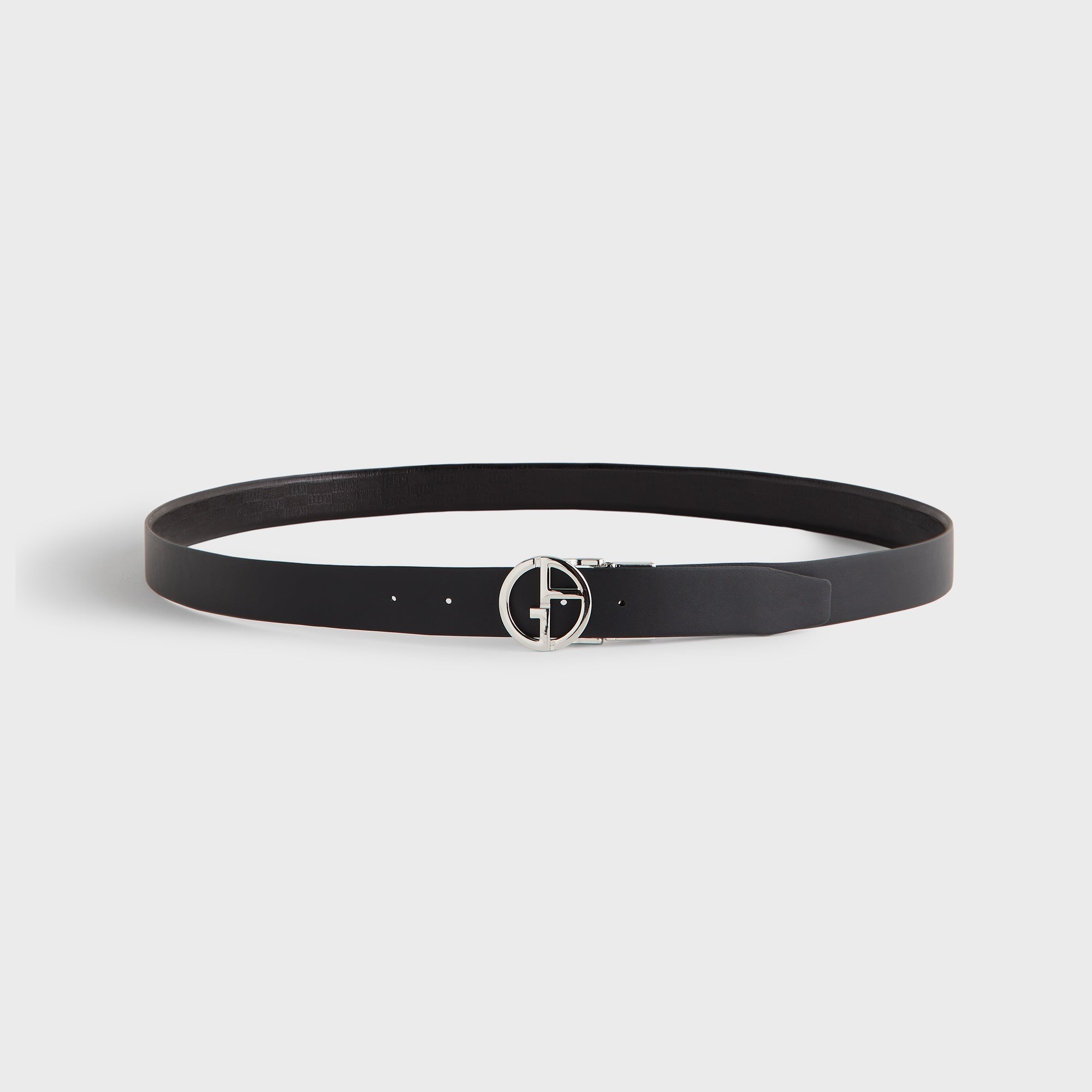 Giorgio Armani & Kith Reversible Leather Belt - Black | Kith Black
