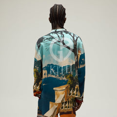 Giorgio Armani & Kith Capri Long Sleeve Zip-Up Shirt - Multi | Kith Multi