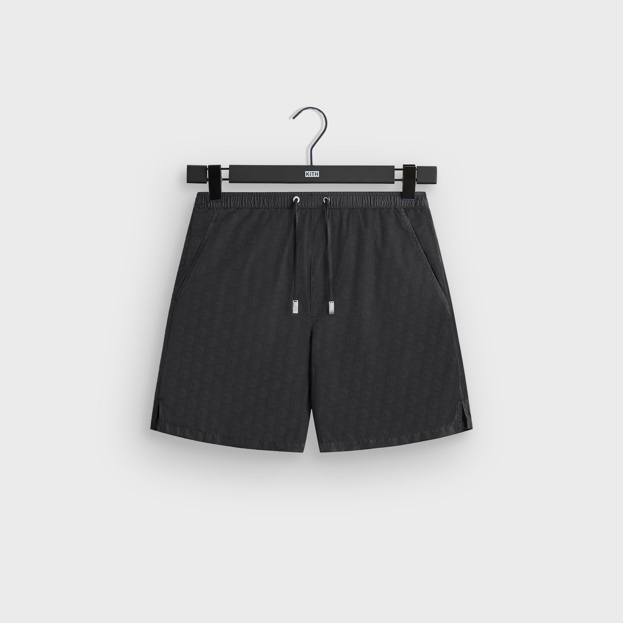 Giorgio Armani & Kith Jacquard Collins Swim Short - Black | Kith Black