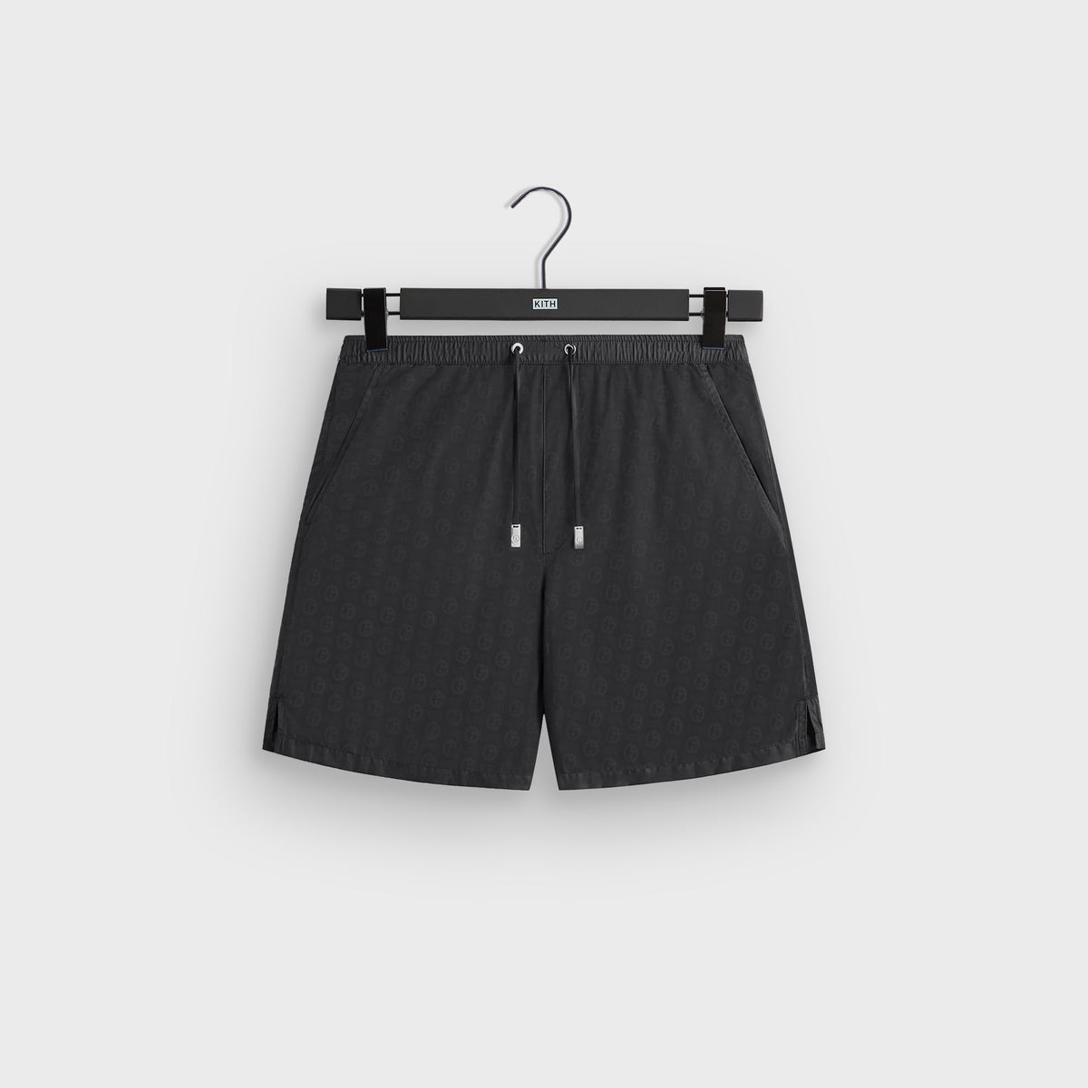 Giorgio Armani & Kith Jacquard Collins Swim Short - Black | Kith Black