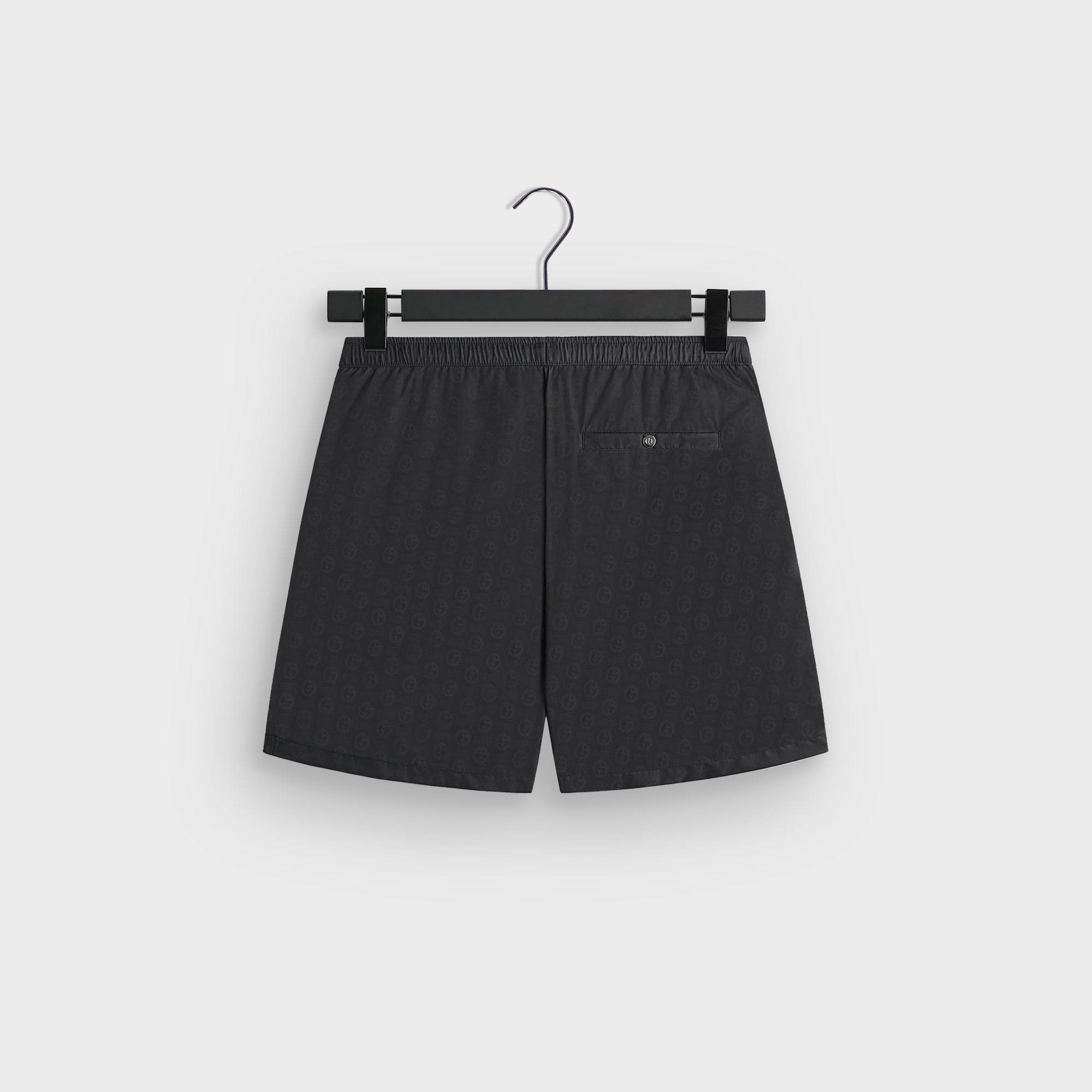 Giorgio Armani & Kith Jacquard Collins Swim Short - Black | Kith Black