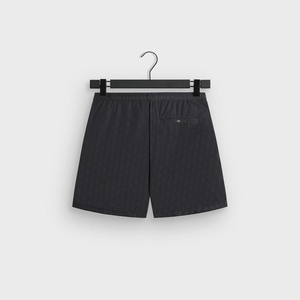 Giorgio Armani & Kith Jacquard Collins Swim Short - Black | Kith Black