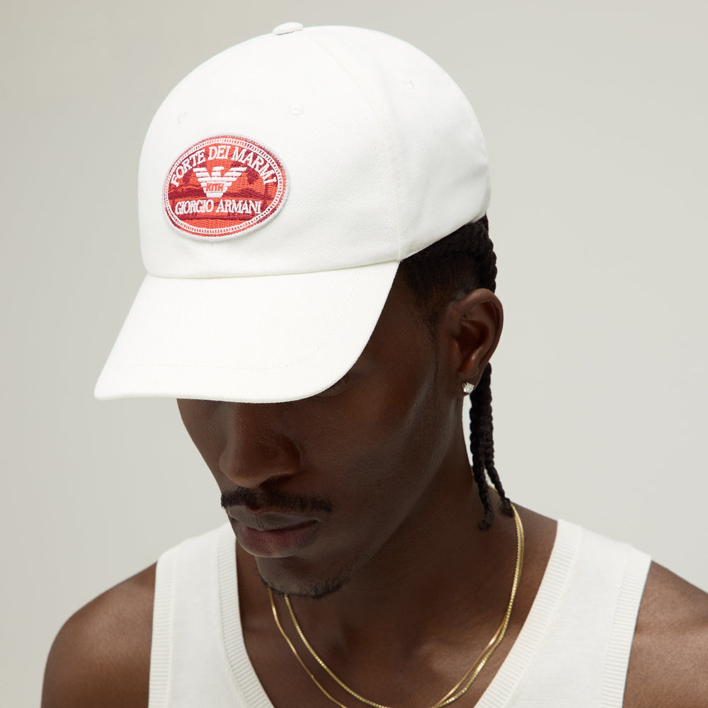 Giorgio Armani & Kith Forte dei Marmi Classic Cap - White | Kith White