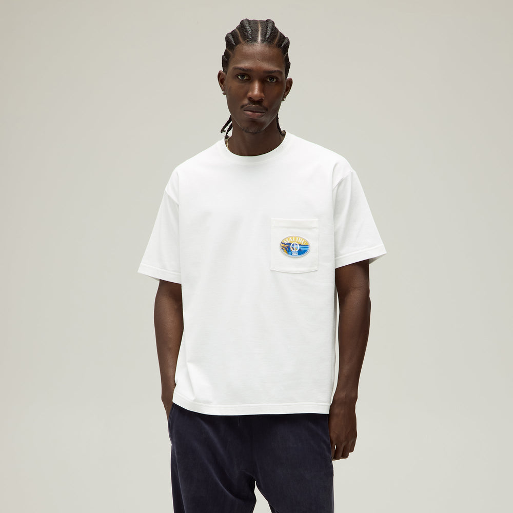 Giorgio Armani & Kith Malibu Pocket Tee - White | Kith White