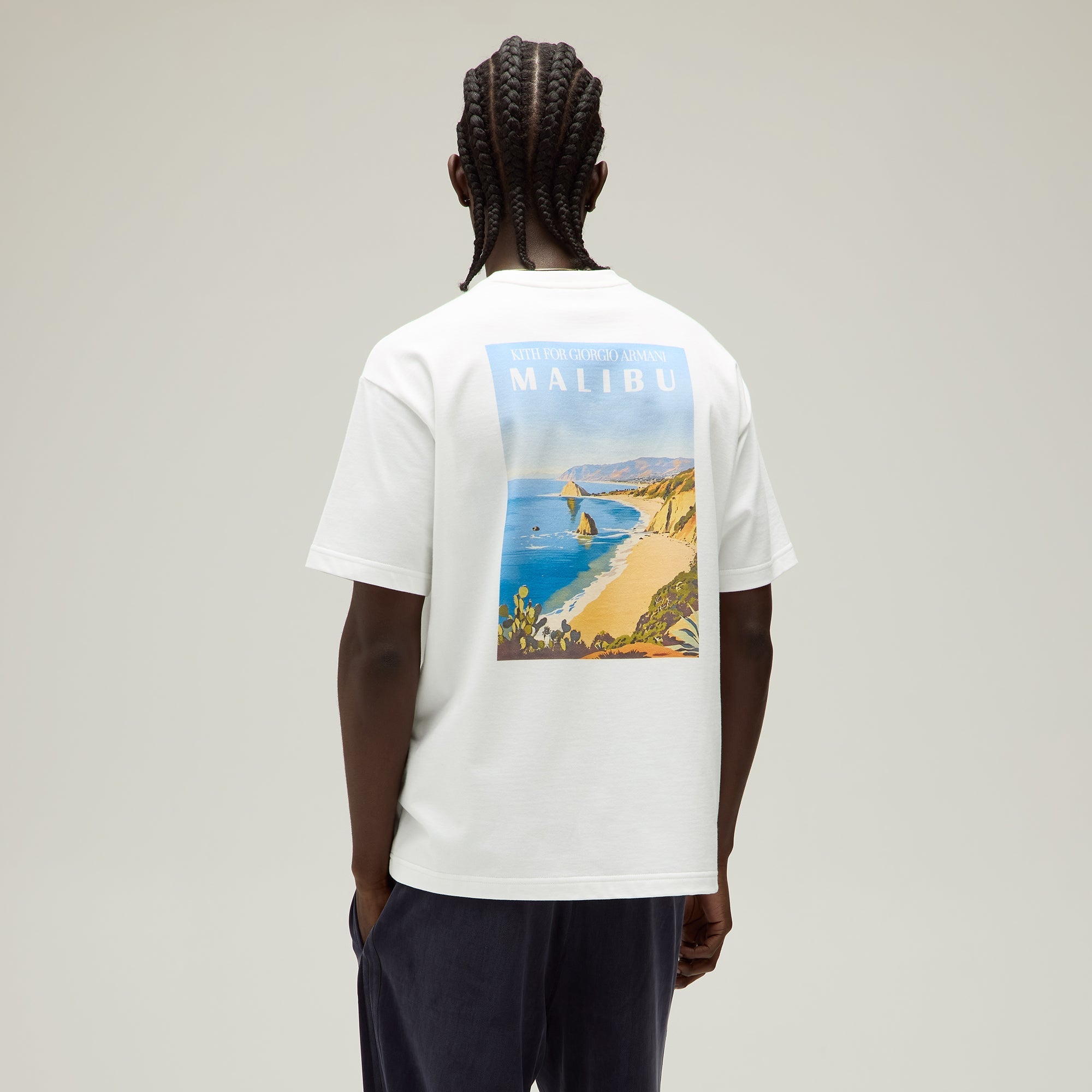 Giorgio Armani & Kith Malibu Pocket Tee - White | Kith White