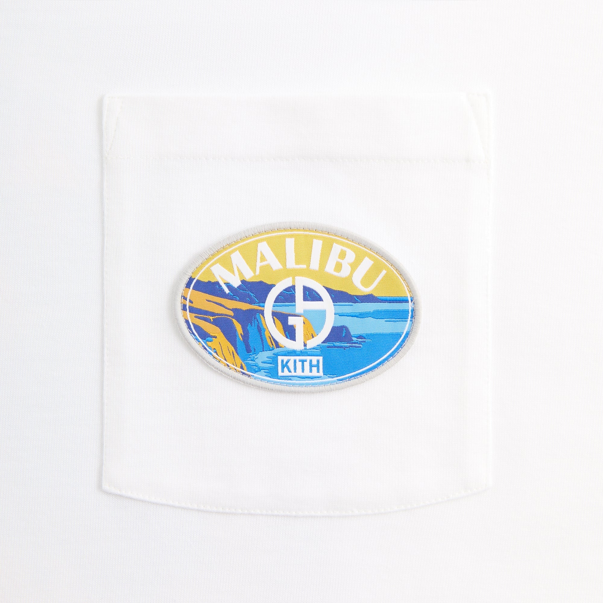Giorgio Armani & Kith Malibu Pocket Tee - White | Kith White