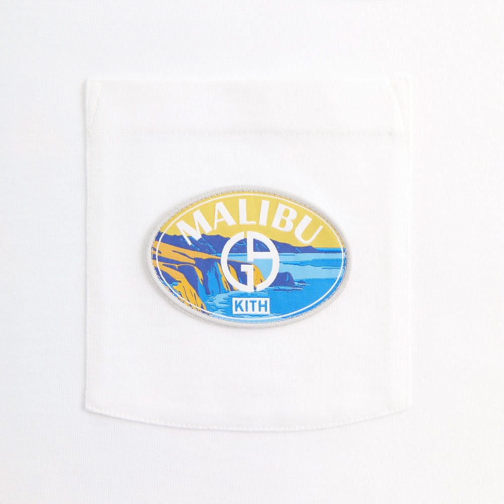 Giorgio Armani & Kith Malibu Pocket Tee - White | Kith White