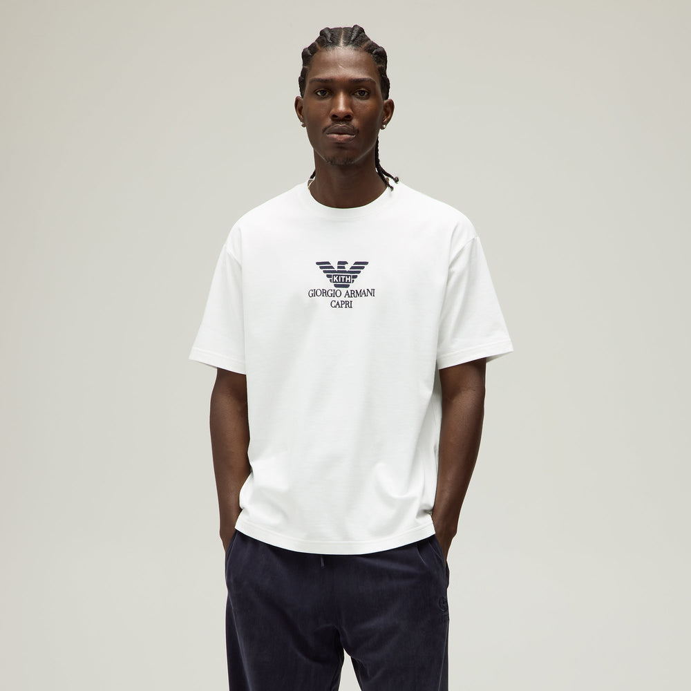 Giorgio Armani & Kith Capri Tee - White | Kith White