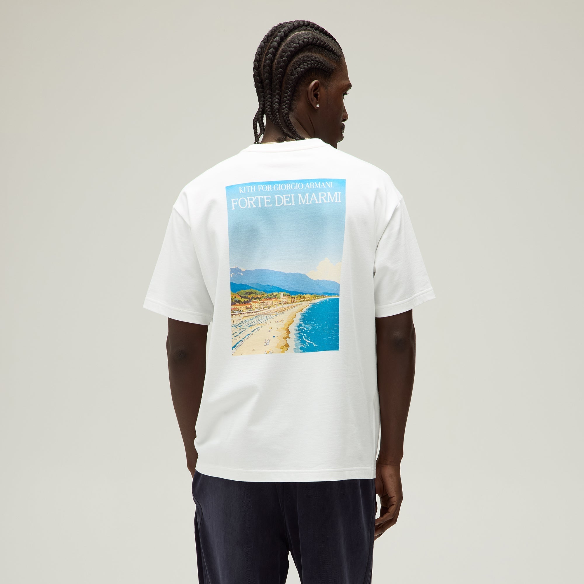Giorgio Armani & Kith Forte dei Marmi Tee - White | Kith White