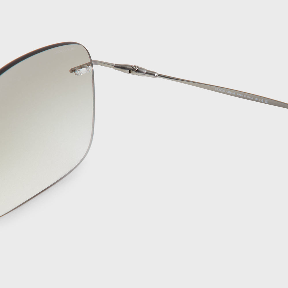 Giorgio Armani & Kith Pillow Sunglasses - Concrete | Kith Concrete