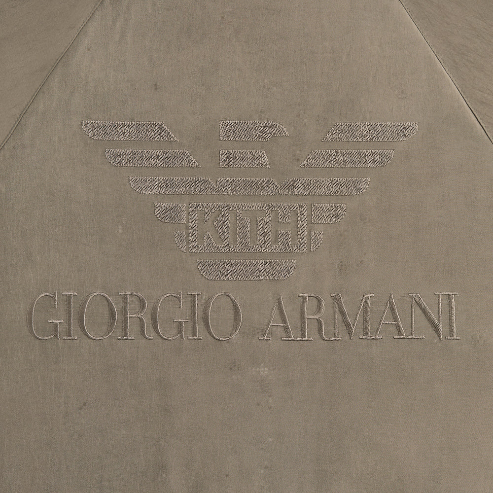 Giorgio Armani & Kith Silky Bomber Jacket - Gravel | Kith Gravel