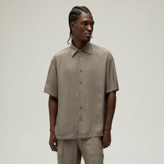 Giorgio Armani & Kith Silky Short Sleeve Button Up - Gravel | Kith Gravel