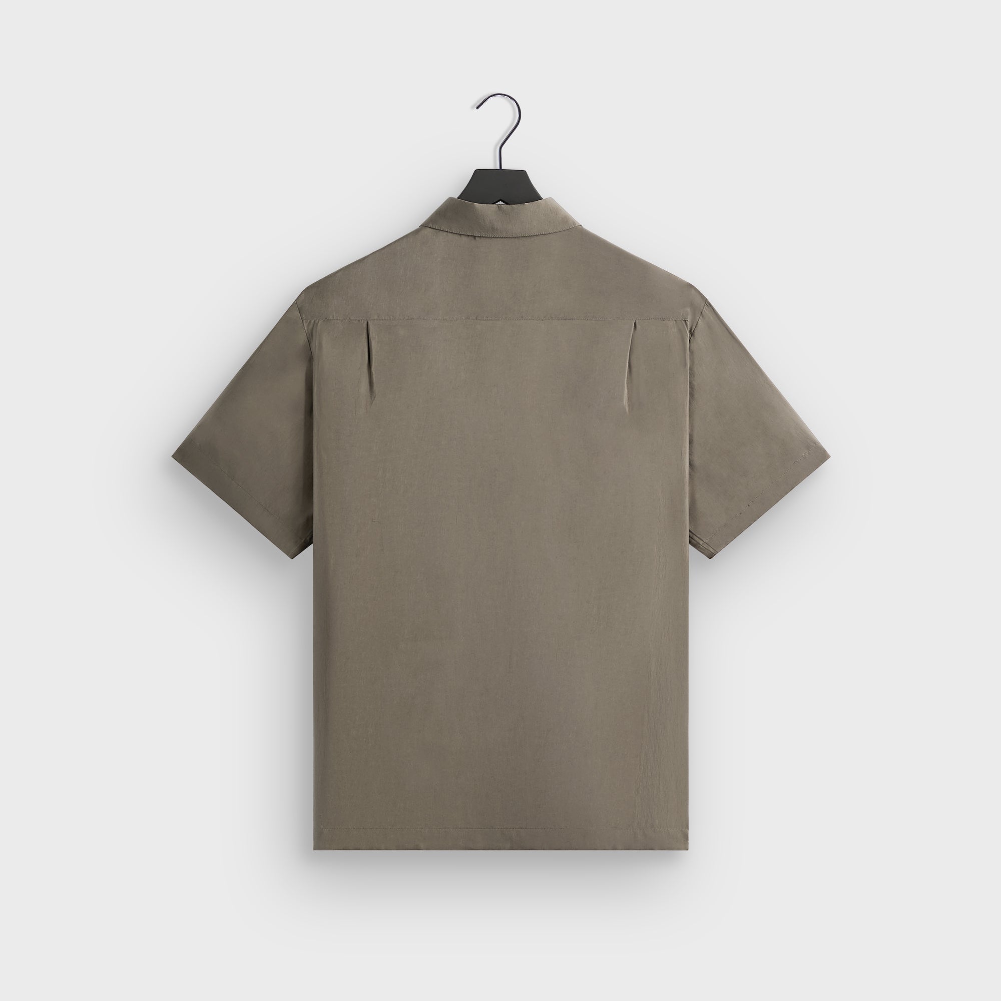 Giorgio Armani & Kith Silky Short Sleeve Button Up - Gravel | Kith Gravel