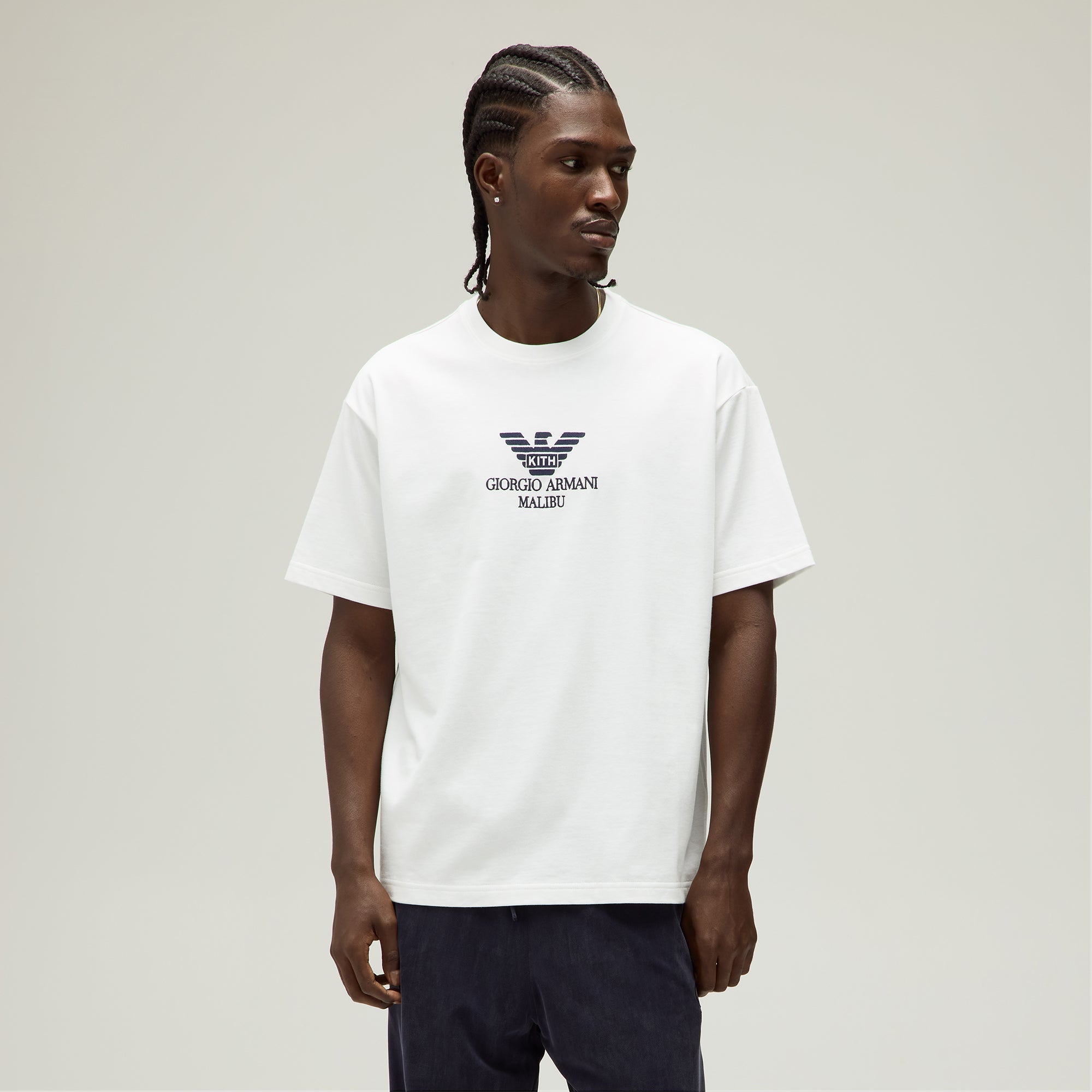 Giorgio Armani & Kith Malibu Tee - White | Kith White