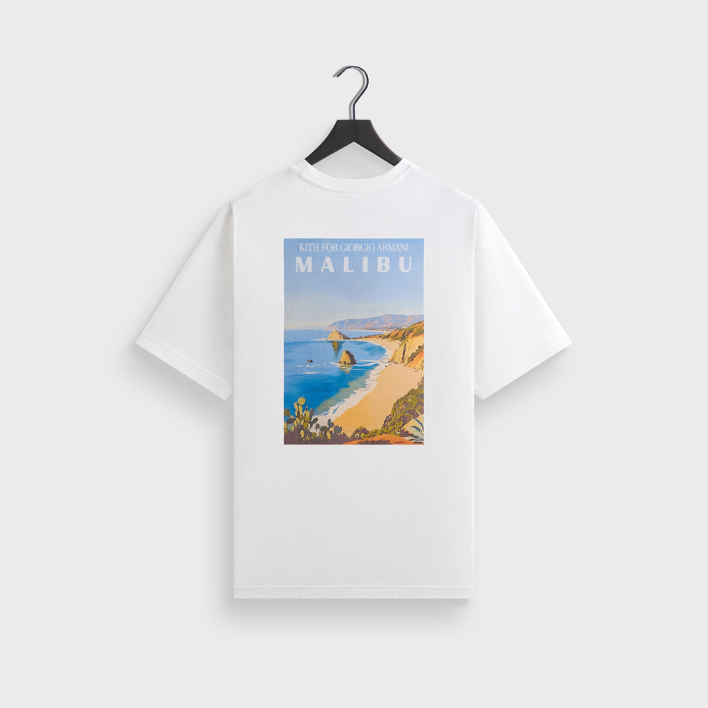 Giorgio Armani & Kith Malibu Tee - White | Kith White