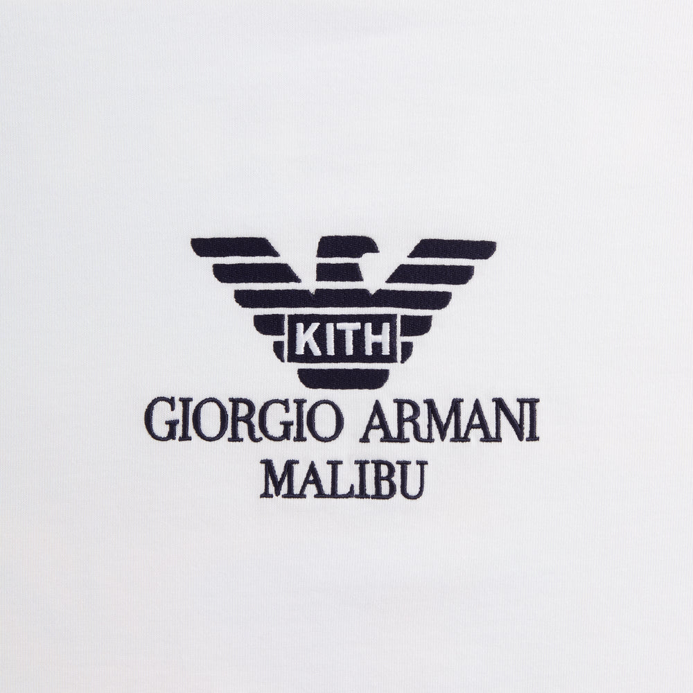 Giorgio Armani & Kith Malibu Tee - White | Kith White