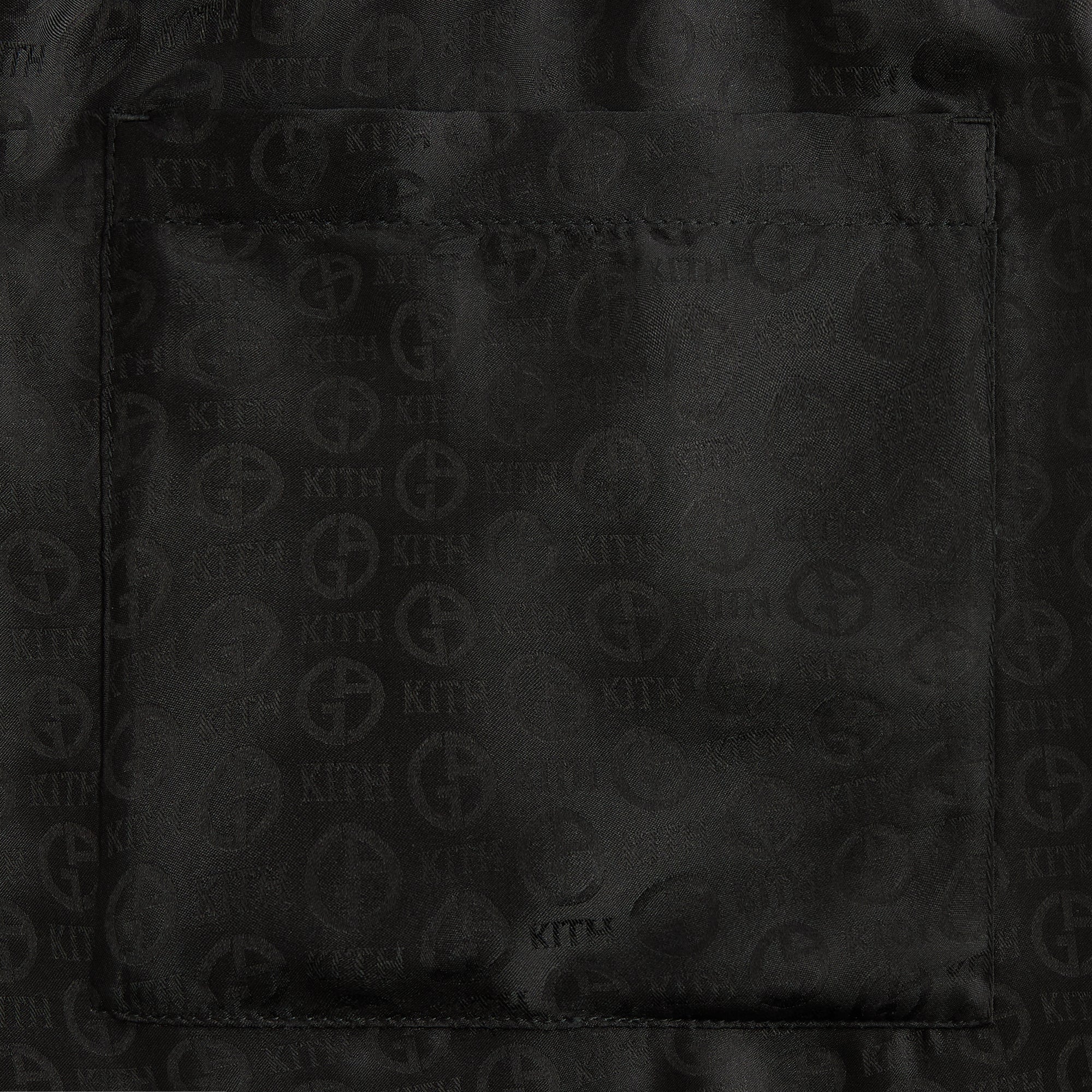 Giorgio Armani & Kith Monogram Grayson Pant - Black | Kith Black