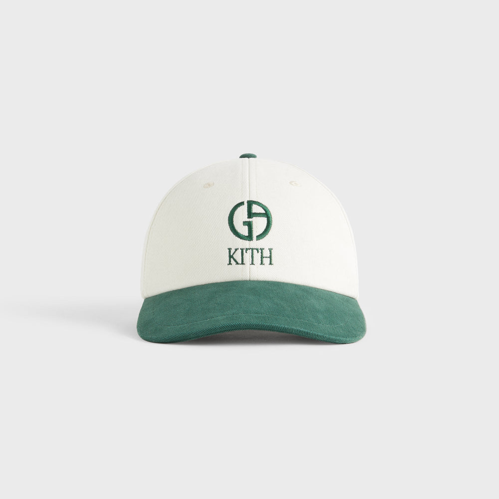 Giorgio Armani & Kith Twill Two-Tone Classic Cap - Sandrift | Kith Sandrift