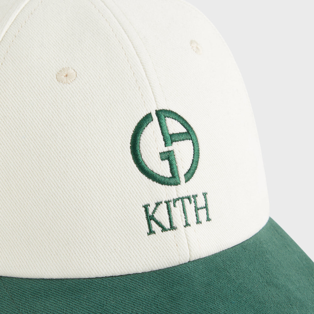 Giorgio Armani & Kith Twill Two-Tone Classic Cap - Sandrift | Kith Sandrift