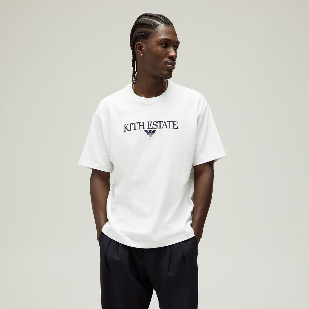 Giorgio Armani & Kith Estate Tee - White | Kith White