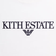 Giorgio Armani & Kith Estate Tee - White | Kith White
