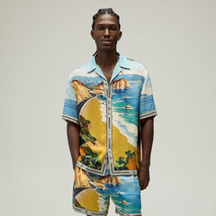 Giorgio Armani & Kith Malibu Short Sleeve Thompson Camp Collar Shirt - | Kith Multi