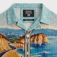 Giorgio Armani & Kith Malibu Short Sleeve Thompson Camp Collar Shirt - | Kith Multi