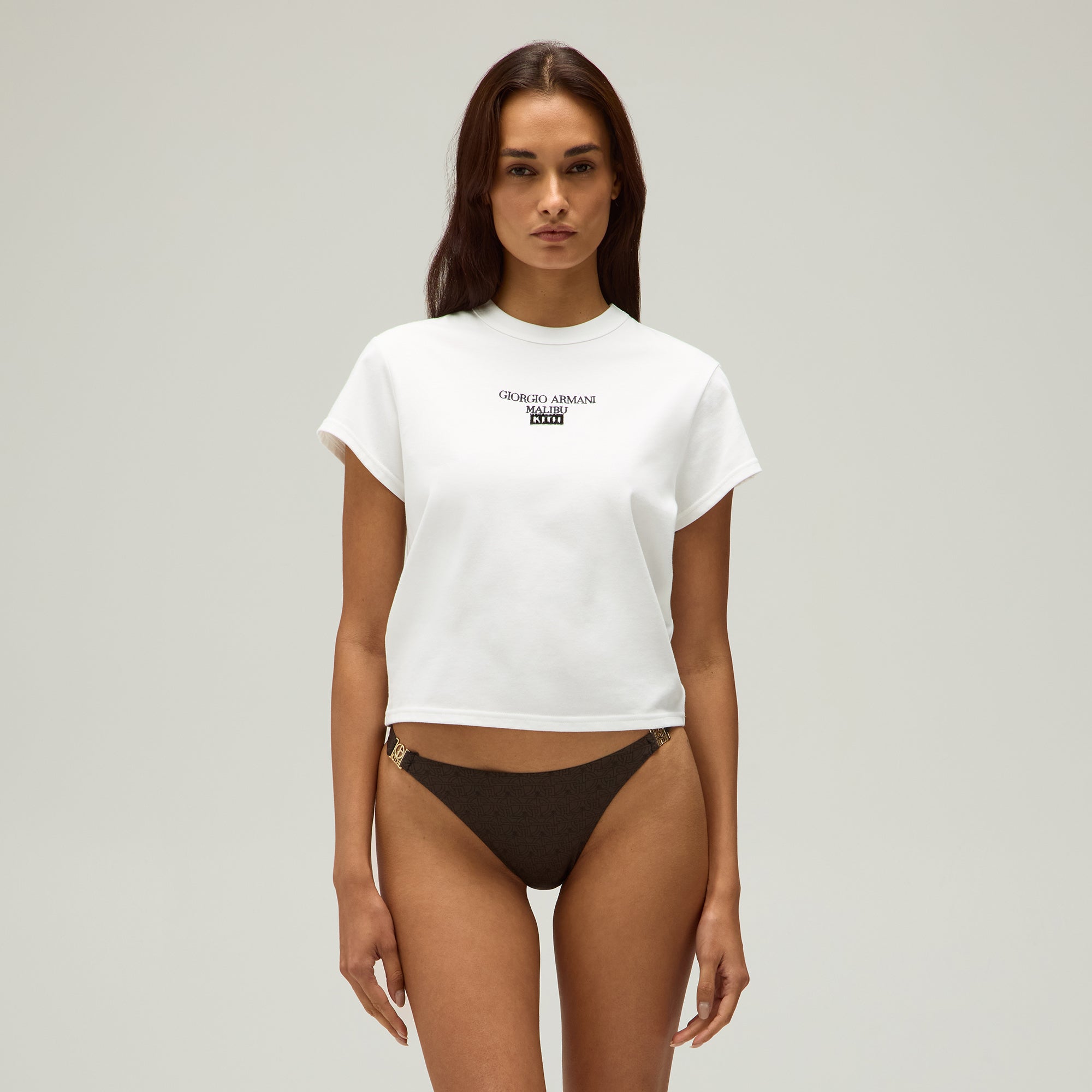 Giorgio Armani & Kith Women Malibu Mulberry Tee - White | Kith White