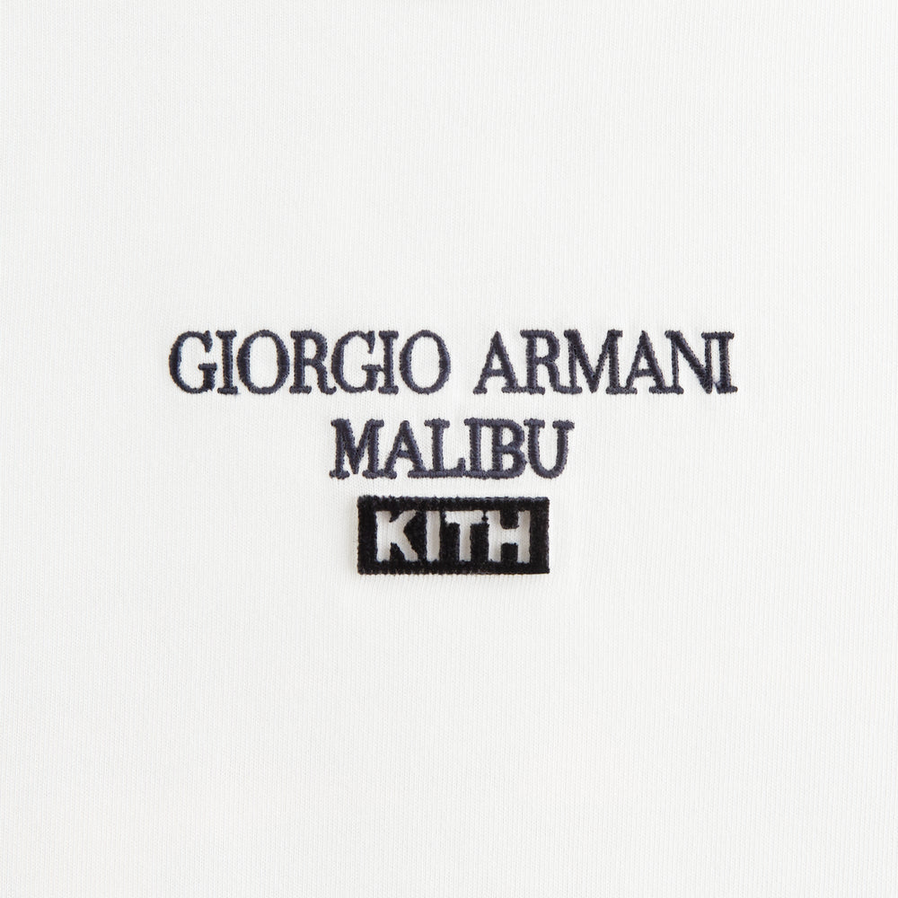 Giorgio Armani & Kith Women Malibu Mulberry Tee - White | Kith White