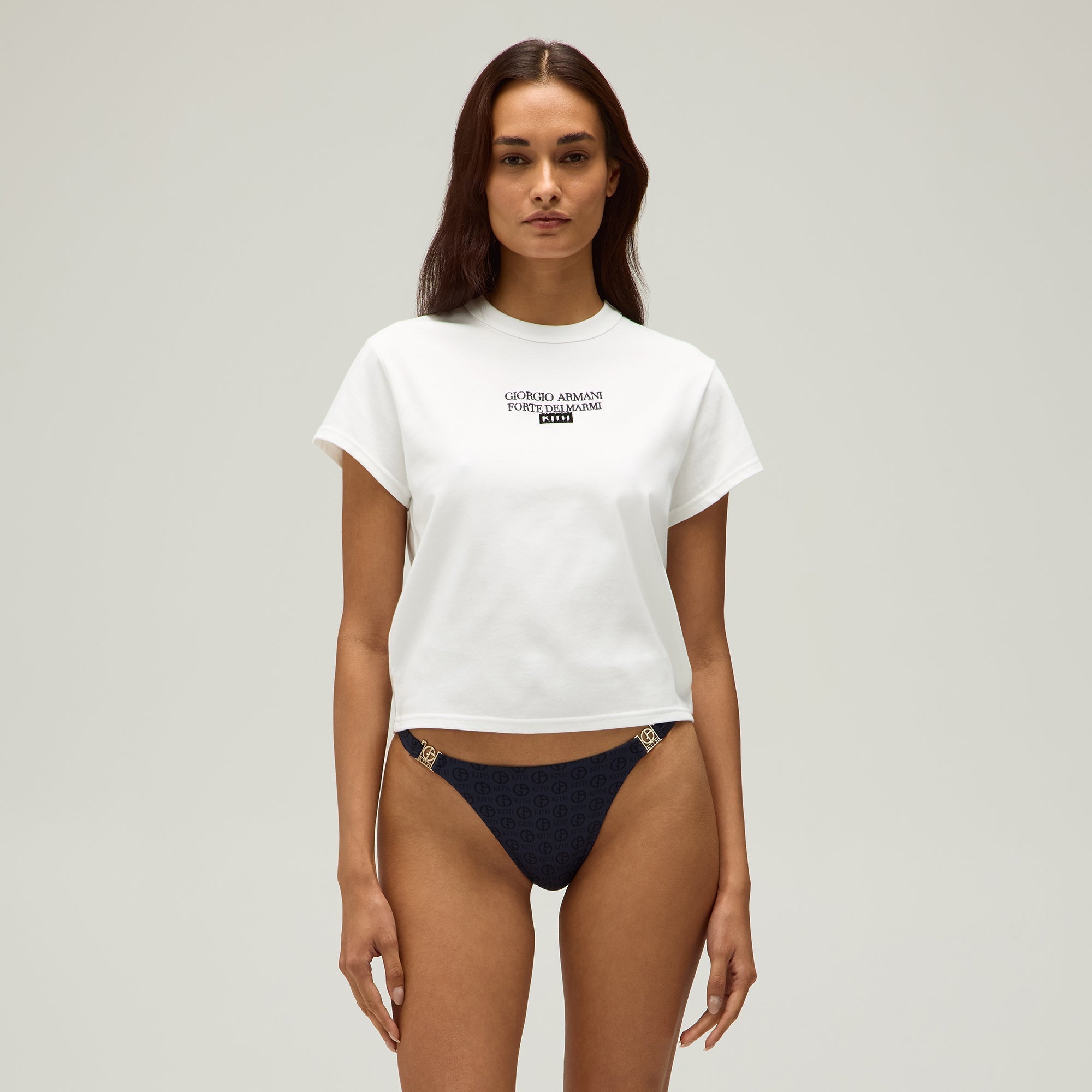 Giorgio Armani & Kith Women Forte Dei Marmi Mulberry Tee - White | Kith White