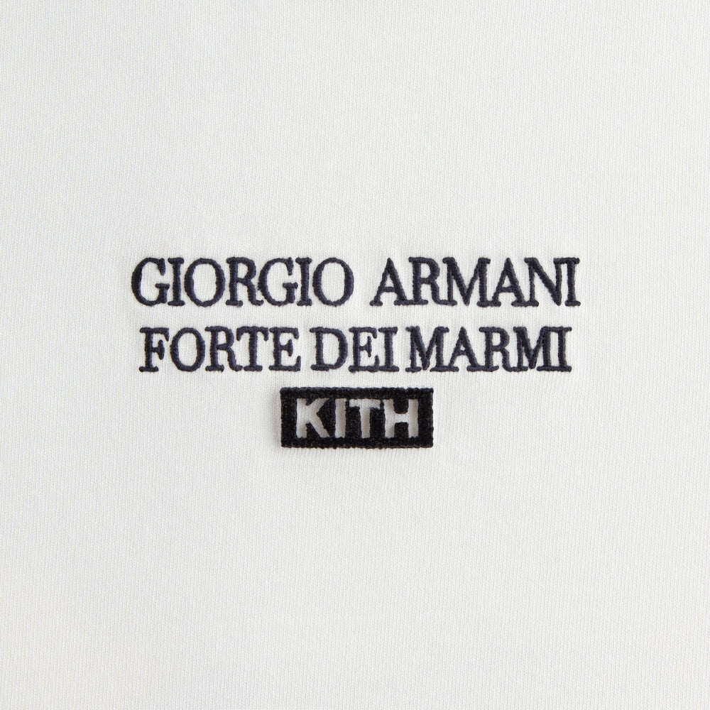 Giorgio Armani & Kith Women Forte Dei Marmi Mulberry Tee - White | Kith White